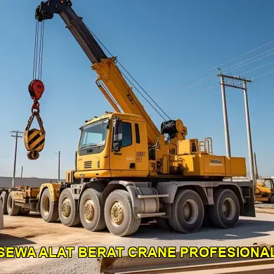 sewa alat berat crane profesional